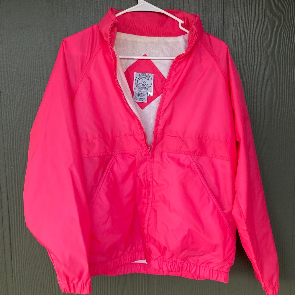 Vintage: Current Seen Zip Athletic Jacket with Hidden Hood